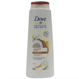 Dove shampoo 400 ml. With coconut and turmeric restorative.