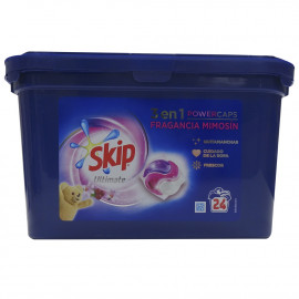 Skip detergent in tabs 24 u. Ultimate X3 triple power Mimosín fragances.
