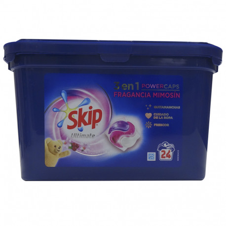 Skip detergent tabs 24 u. Ultimate X3 triple power Mimosín fragances.