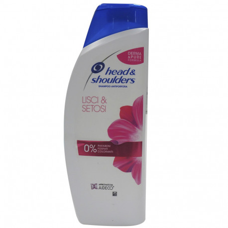 H&S shampoo 600 ml. Anti-dandruff smooth and silky.