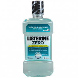 Listerine antiséptico bucal 500 ml. Zero. Francés.