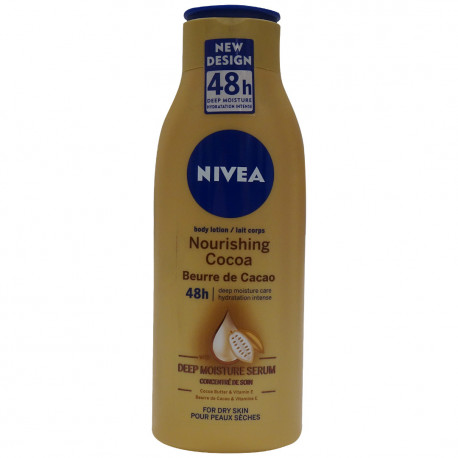 Nivea body milk 400 ml. Nutritive cacao butter dry skin.