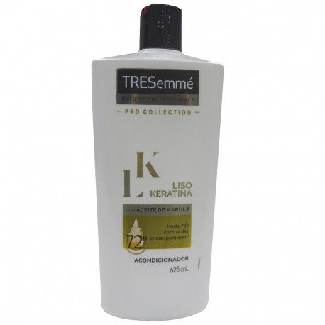 Tresemmé conditioner 625 ml. Smooth keratin with Marula oil.