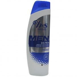 H&S shampoo 225 ml. Anti-dandruff men instant relief with ginseng.