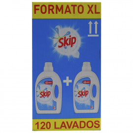 Skip detergente líquido duplo 60+60 dosis 2X3 l.