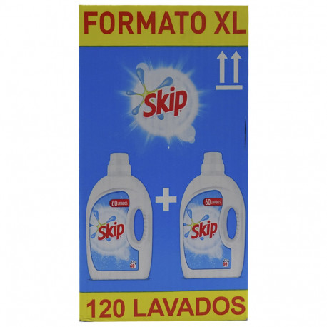 Skip liquid detergent 60+60 dose 2X3 l. Active Clean.