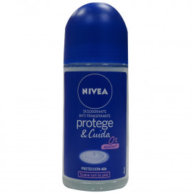 Nivea deodornat roll-on 50 ml. Women take care and protect.