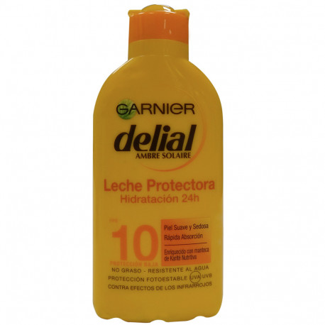 Garnier delial sun milk 200 ml. Protection 10.