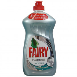 Fairy lavavajillas líquido 480 ml. Platinum Frescor Ártico.