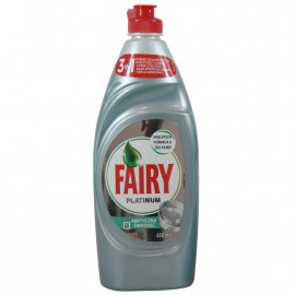 Fairy lavavajillas líquido 650 ml. Platinum Frescor Ártico.