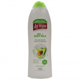 La Toja gel + body milk 650 ml. Aguacate.