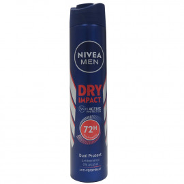 Nivea desodorante spray 200 ml. Men Dry Impact.