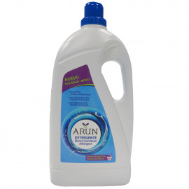 Arun detergente gel 60 dosis 4,020 l. Ropa blanca.
