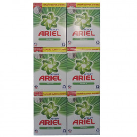 Ariel display detergente en polvo 36 u. 70 dosis. Original.