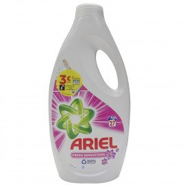 Ariel detergente gel 27 dosis 1,485 ml. Fresh sensations.