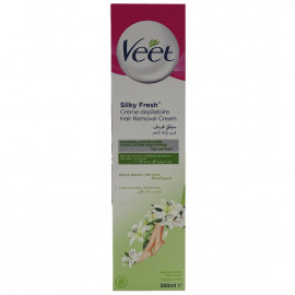 Veet depilatory cream 200 ml. Dry skin with Karité.