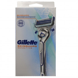 Gillette skinguard maquinilla 2 hojas 1 u. Sensitive con Aloe Vera.