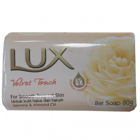 Lux bar soap 80 gt. Jasmine & almond oil.