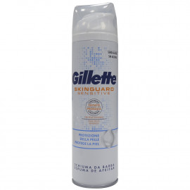 Gillette Skinguard espuma de afeitar 250 ml. Piel sensible.