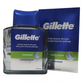 Gillette aftershave 100 ml. Coolwave.