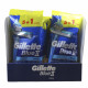 Gillette Blue II Plus razor 5 + 1 u. 2 blades.