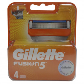 Gillette Fusion cuchillas 4 u.