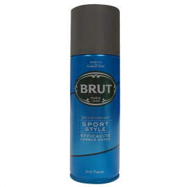 Brut spray deodorant 200 ml. Sport Style.