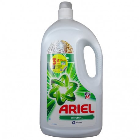 Ariel display detergent gel 54 u. 66 dose. 3,63 l. Original.