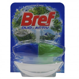 Bref WC Duo Active 50 ml. Natur fresh aparato + refill.