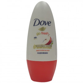 Dove desodorante roll-on 50 ml. Manzana y té blanco.