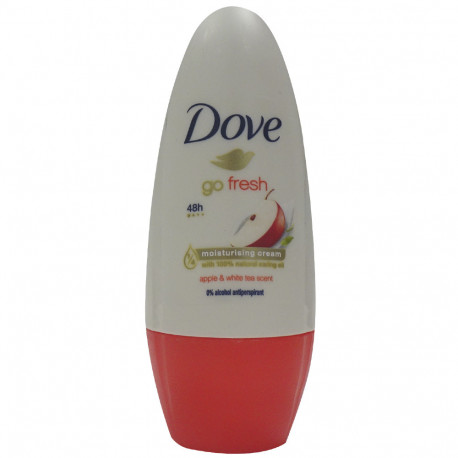 Dove roll-on deodorant 50 ml. Go fresh apple & white tea.