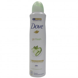 Dove desodorante spray 250 ml. Go Fresh Pepino y Té Verde.
