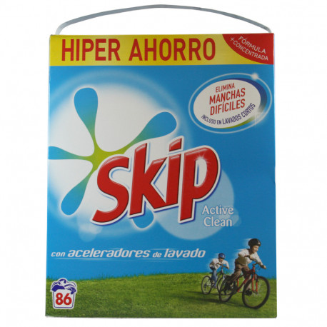 Skip powder detergent 86 dose case 5,16 kg.