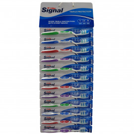 Signal cepillo de dientes. Triple protección Medium.