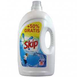 Skip detergente líquido 39+39 dosis 4,68 l. Active Clean.