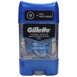 Gillette desodorante stick gel 75 ml. Cool Wave.