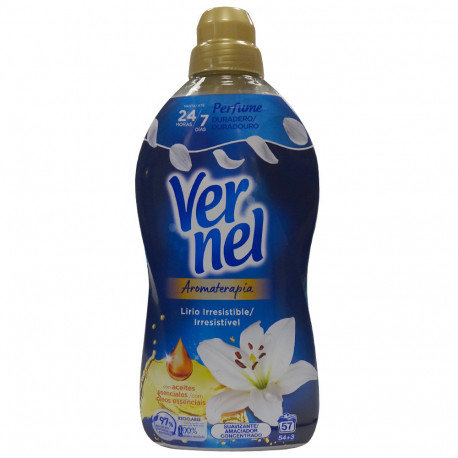 Vernel concentrated softener 1,140 l. Aromatherapy irresistible lily.