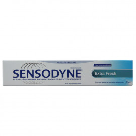 Sensodine dentífrico 75 ml. Extra fresco.