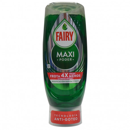 Fairy lavavajillas líquido 640 ml. Max power Original.