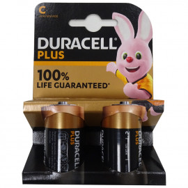 Duracell plus battery alcaline 2 u. C2.