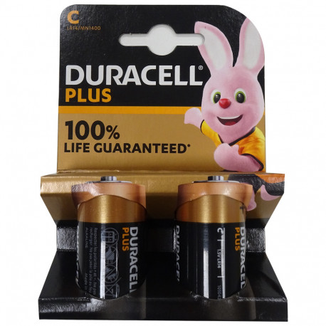 Duracell battery plus alcaline 2 u. C2.