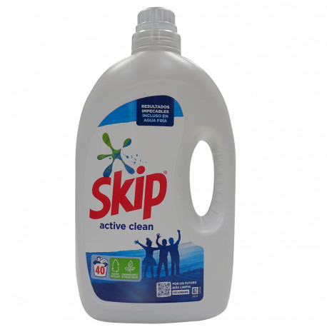 Skip liquid detergent 40 dose 2,5 l. Active clean.