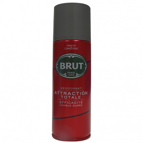 Brut spray deodorant 200 ml. Total attraction.