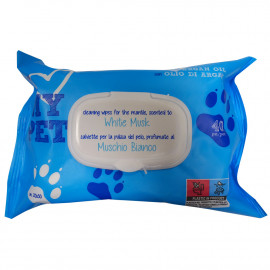I love my pet wipes for pets 40 u. Pop-up white musk.