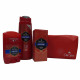 Old Spice toiletry bag. Captain after shave 100 ml. + deodorant stick 50 ml. + shower gel 250 ml.