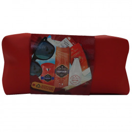 Old Spice toiletry bag. Captain after shave 100 ml. + deodorant stick 50 ml. + shower gel 250 ml.