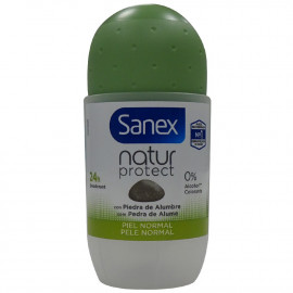 Sanex desodorante roll-on 50 ml. Natur protect piel normal.