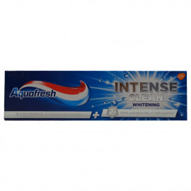 Aquafresh pasta de dientes 75 ml. Intense clean whitening.