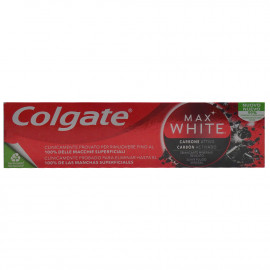 Colgate pasta de dientes 75 ml. Max White Carbón.