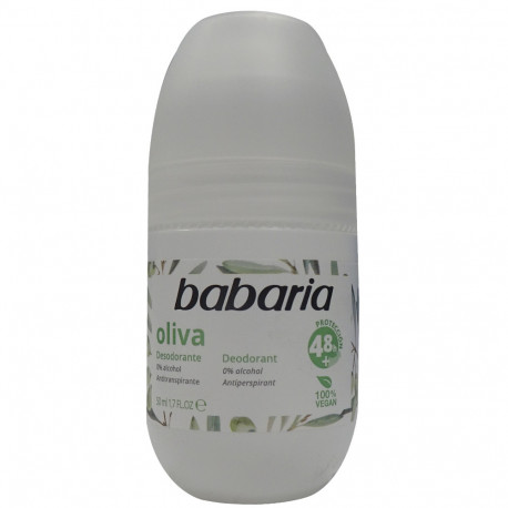 Babaria desodorante roll-on 50 ml. Oliva.